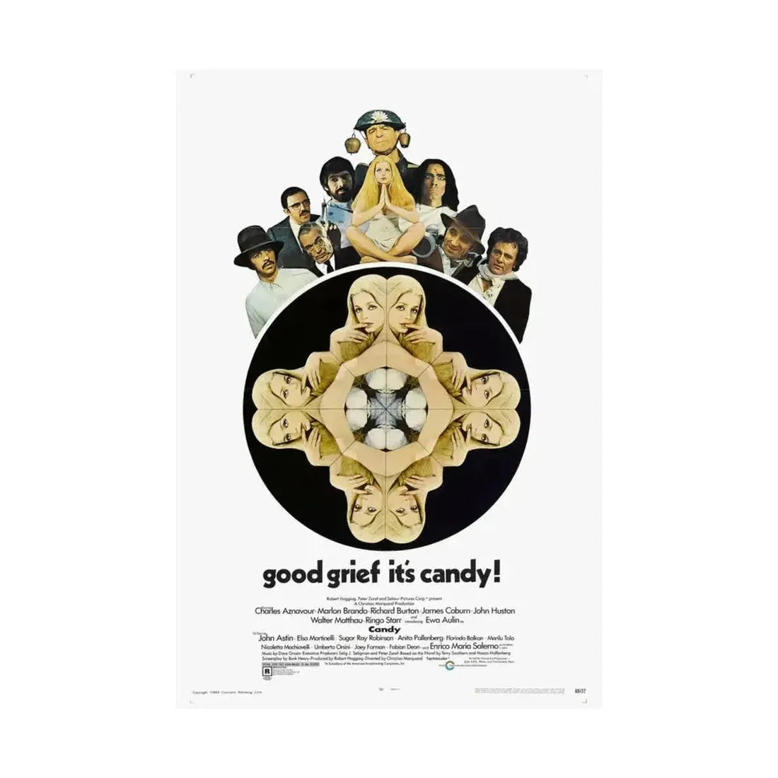CANDY 1968 - Paper Movie Poster - The Sticker Space