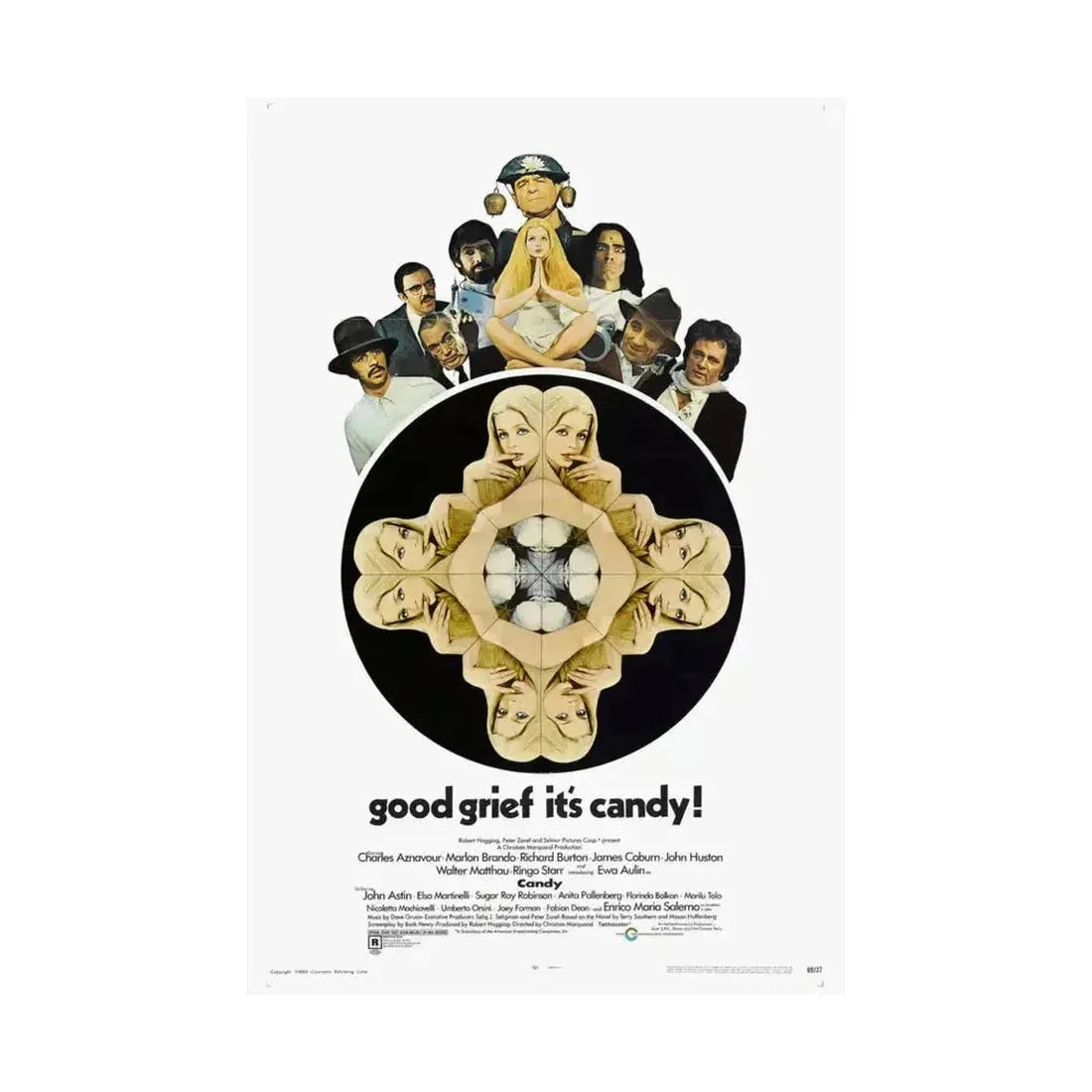 CANDY 1968 - Paper Movie Poster - The Sticker Space