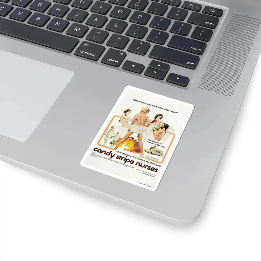 CANDY STRIPE NURSES 1974 Movie Poster - STICKER Vinyl Kiss-Cut Decal - The Sticker Space