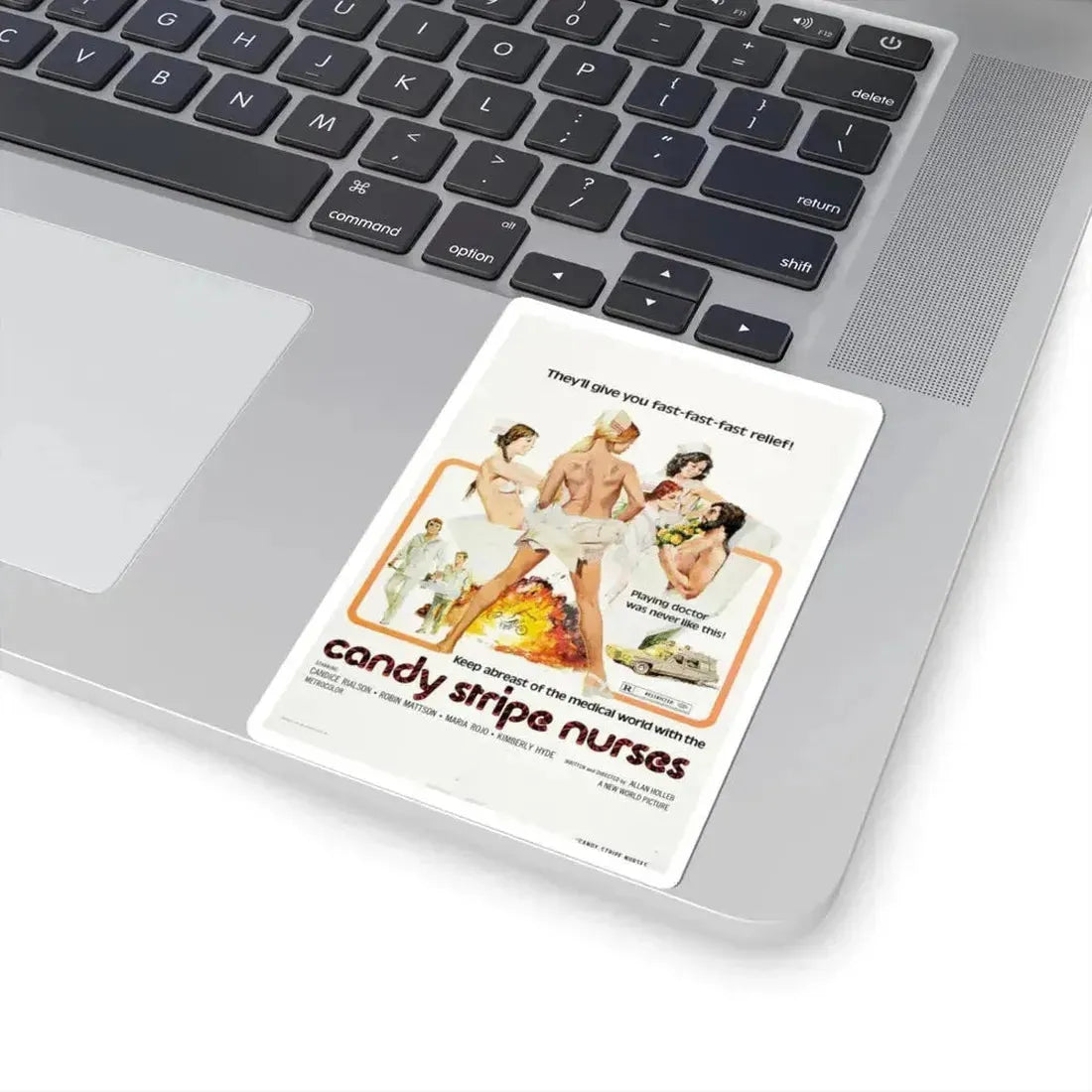 CANDY STRIPE NURSES 1974 Movie Poster - STICKER Vinyl Kiss-Cut Decal - The Sticker Space