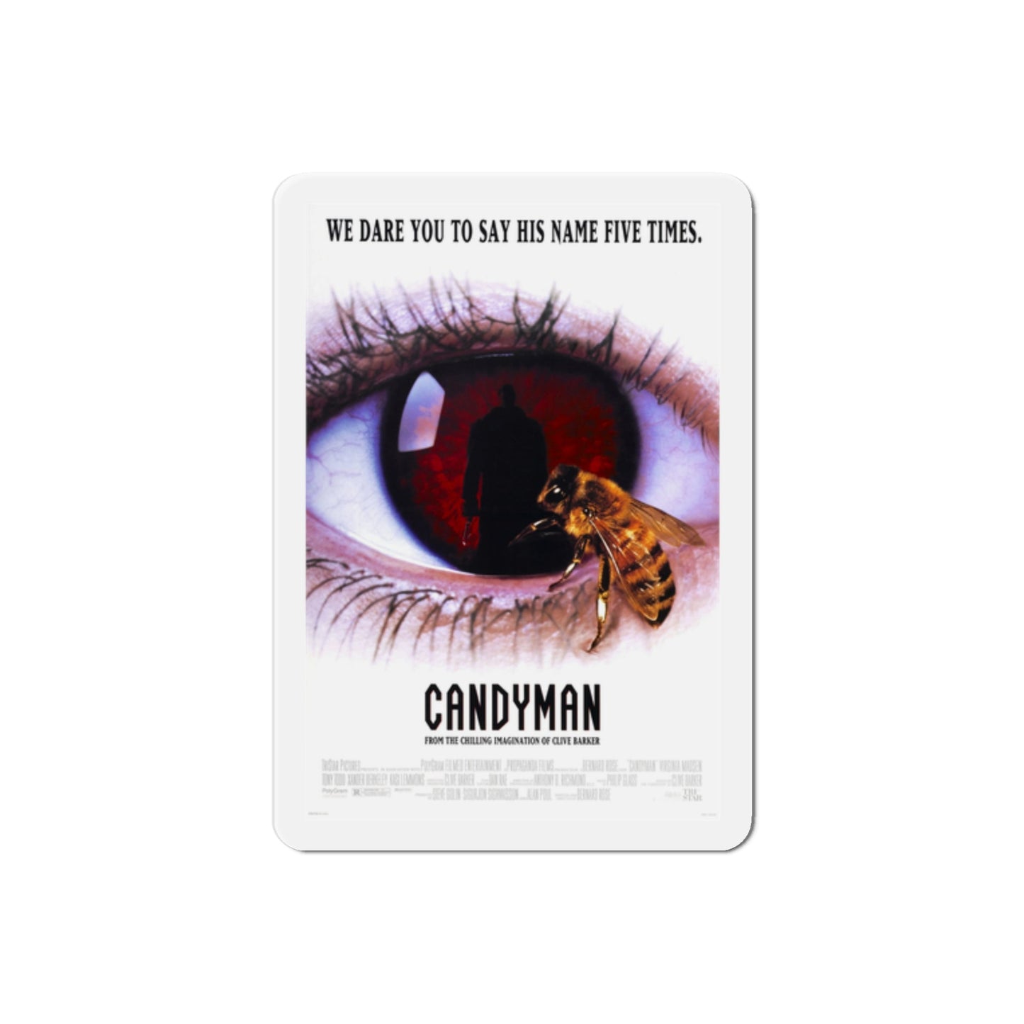 Candyman 1992 Movie Poster Die-Cut Magnet-2" x 2"-The Sticker Space