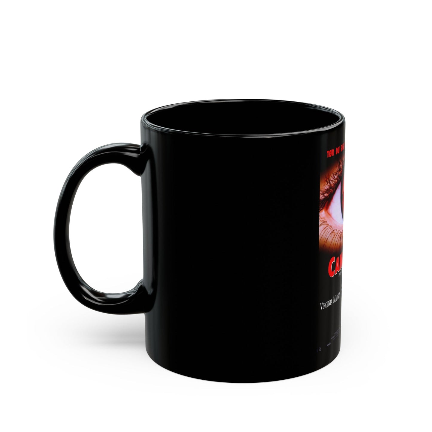 CANDYMAN (DANISH) 1992 Movie Poster - Black Coffee Mug-The Sticker Space