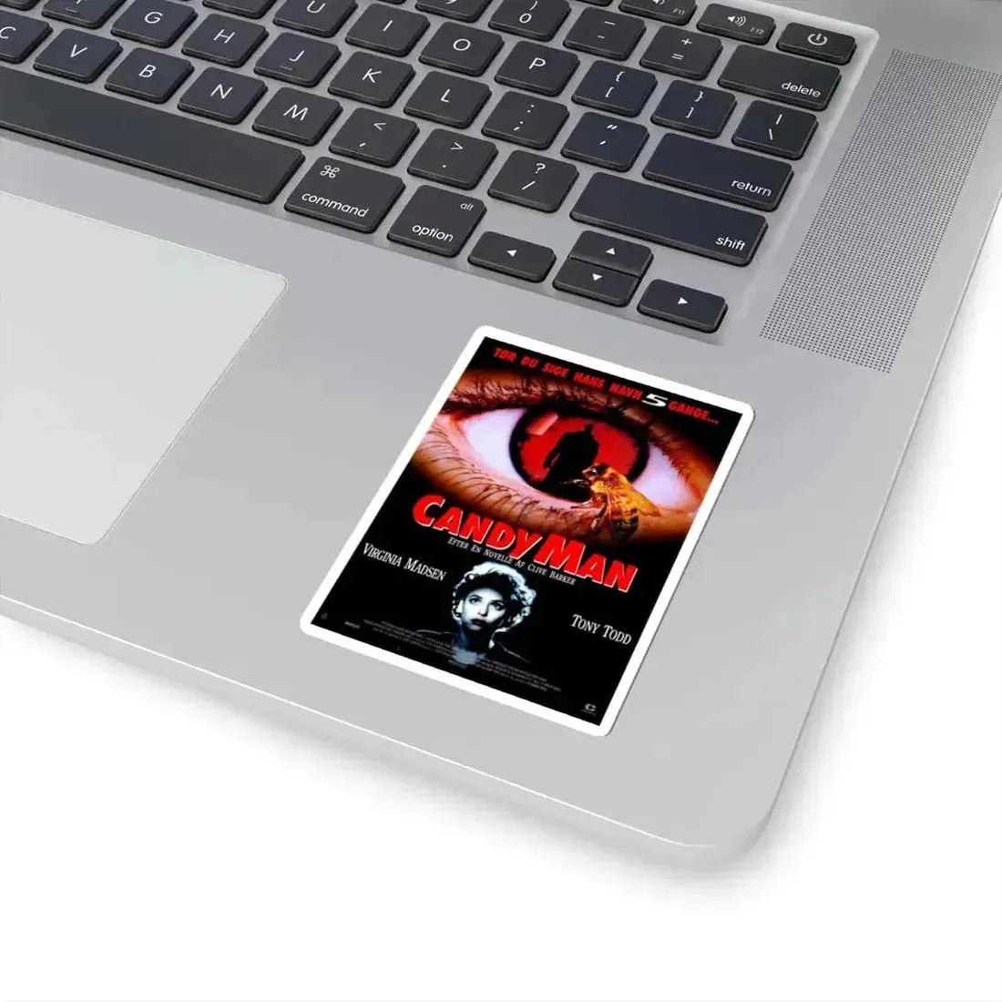 CANDYMAN (DANISH) 1992 Movie Poster - STICKER Vinyl Kiss-Cut Decal - The Sticker Space