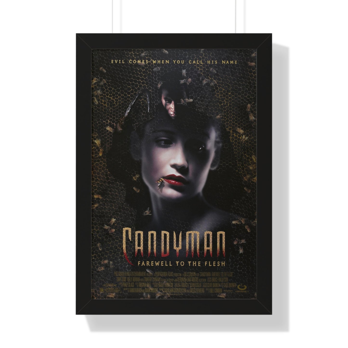 CANDYMAN FAREWELL TO THE FLESH 1995 - Framed Movie Poster-16″ x 24″-The Sticker Space