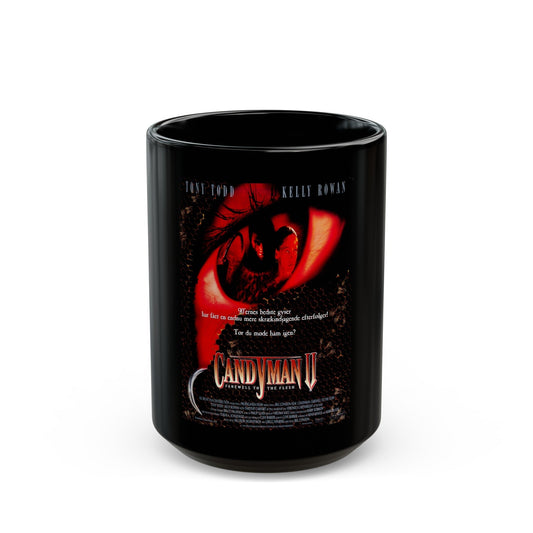 CANDYMAN II (DANISH) 1995 Movie Poster - Black Coffee Mug-15oz-The Sticker Space