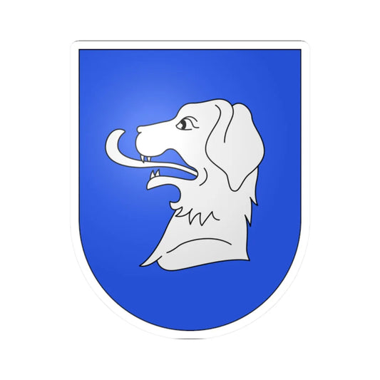 Caneggio-coat of arms (Switzerland) (Coat of Arms) STICKER Vinyl Kiss-Cut Decal 2 Inch White - The Sticker Space