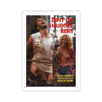 CANNIBAL FEROX (2) 1981 Movie Poster - STICKER Vinyl Kiss-Cut Decal 4 Inch White - The Sticker Space