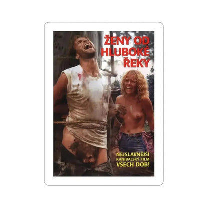 CANNIBAL FEROX (2) 1981 Movie Poster - STICKER Vinyl Kiss-Cut Decal 6 Inch White - The Sticker Space