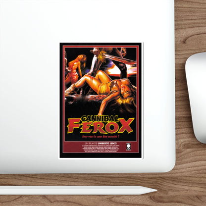 CANNIBAL FEROX (FRENCH) 1981 Movie Poster STICKER Vinyl Die-Cut Decal-The Sticker Space