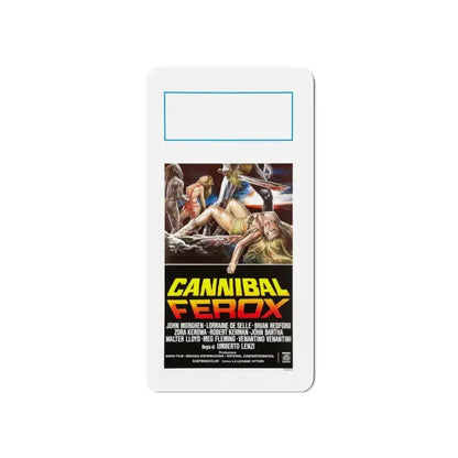 CANNIBAL FEROX (ITALIAN) 1981 Movie Poster - Refrigerator Magnet 5 Inch - The Sticker Space
