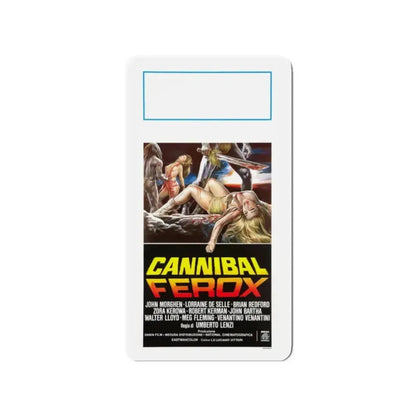 CANNIBAL FEROX (ITALIAN) 1981 Movie Poster - Refrigerator Magnet - The Sticker Space