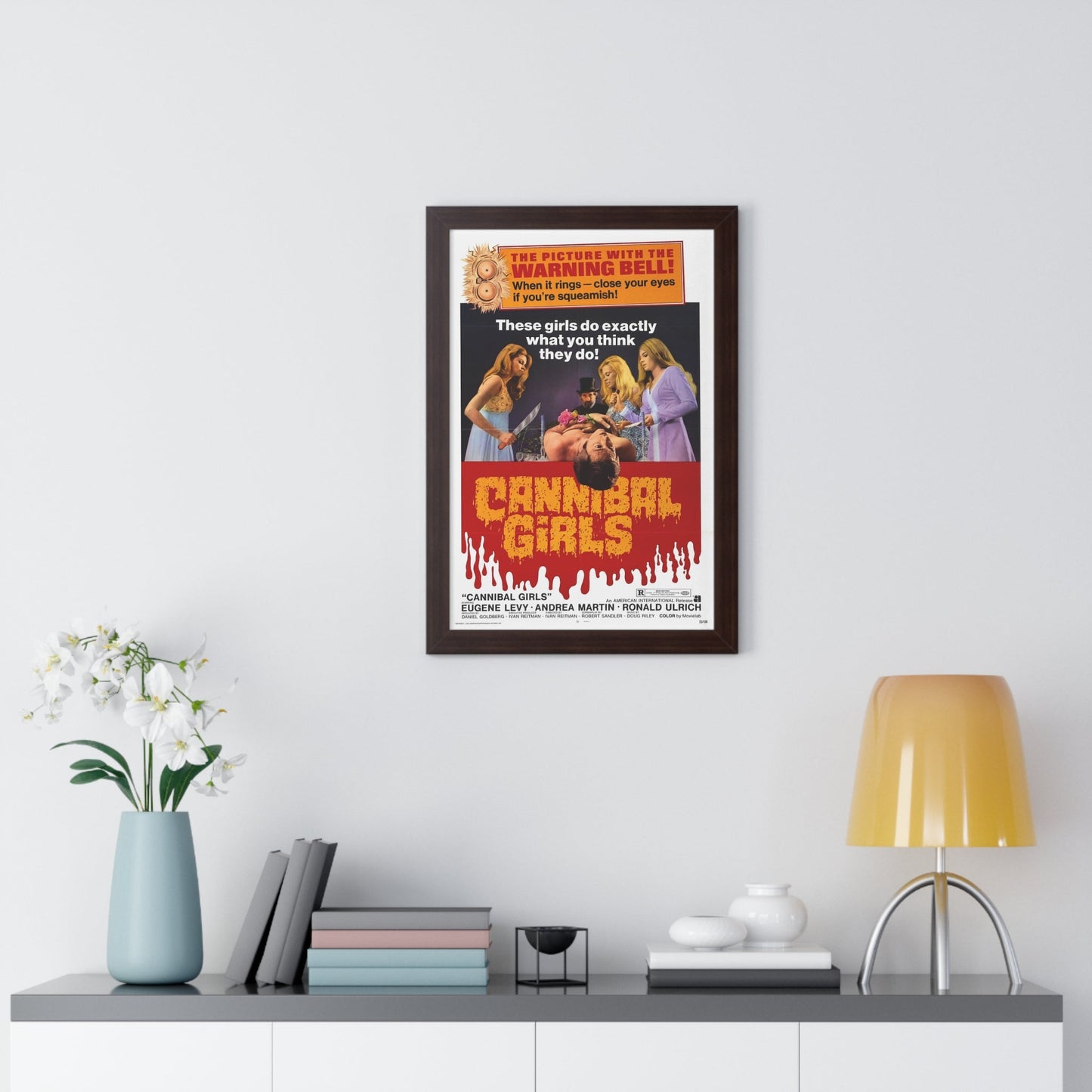 CANNIBAL GIRLS 1973 - Framed Movie Poster-The Sticker Space