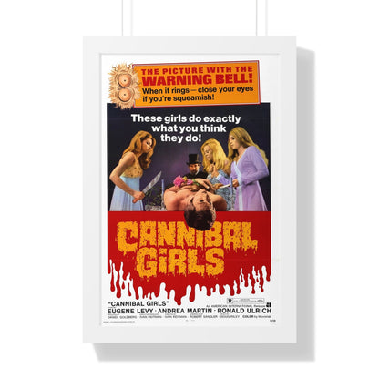 CANNIBAL GIRLS 1973 - Framed Movie Poster-16″ x 24″-The Sticker Space