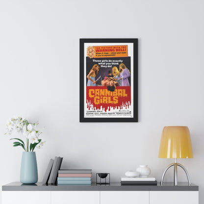 CANNIBAL GIRLS 1973 - Framed Movie Poster-The Sticker Space