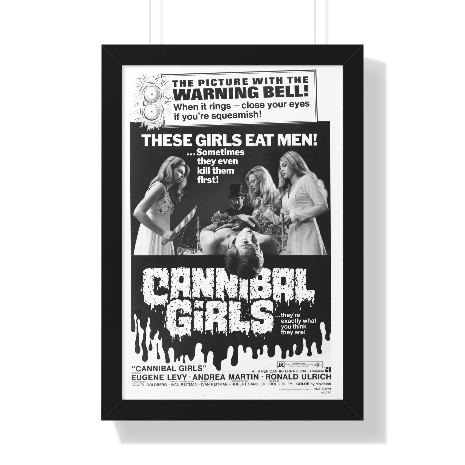 CANNIBAL GIRLS (2) 1973 - Framed Movie Poster-16″ x 24″-The Sticker Space