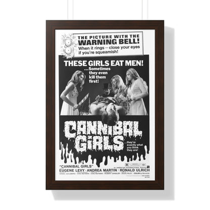 CANNIBAL GIRLS (2) 1973 - Framed Movie Poster-16″ x 24″-The Sticker Space