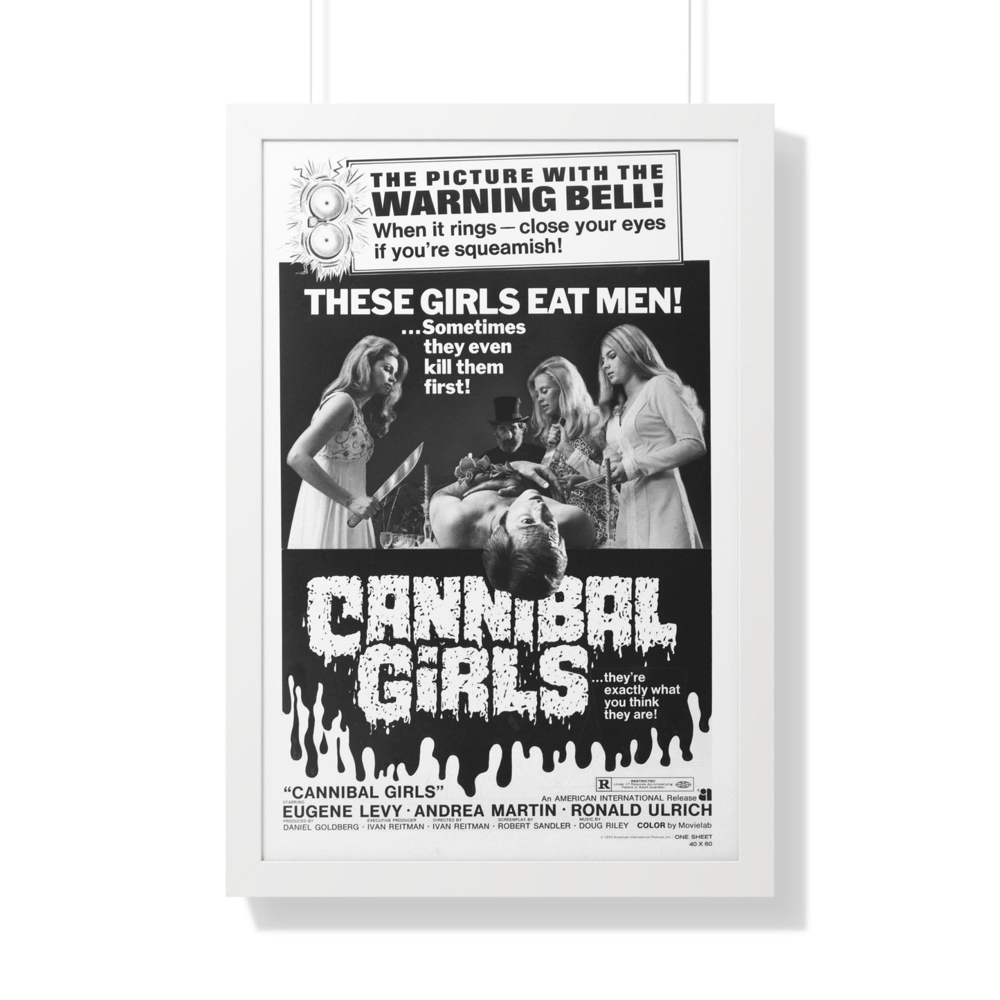 CANNIBAL GIRLS (2) 1973 - Framed Movie Poster-20" x 30"-The Sticker Space