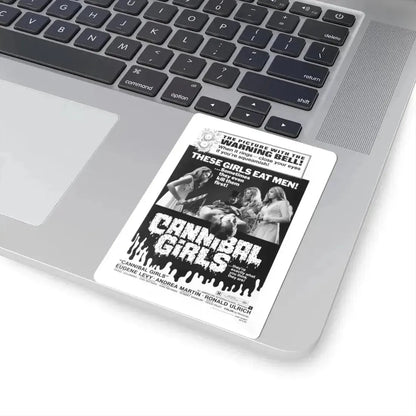 CANNIBAL GIRLS (2) 1973 Movie Poster - STICKER Vinyl Kiss-Cut Decal - The Sticker Space