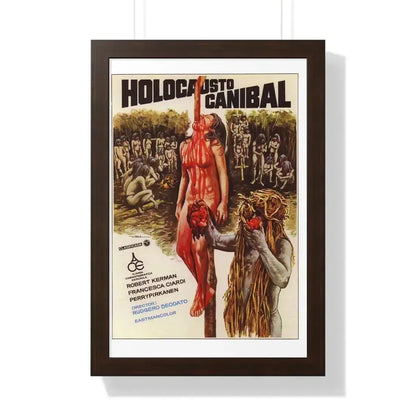 CANNIBAL HOLOCAUST 1980 - Framed Movie Poster - The Sticker Space
