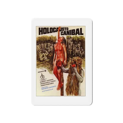 CANNIBAL HOLOCAUST 1980 Movie Poster - Refrigerator Magnet - The Sticker Space