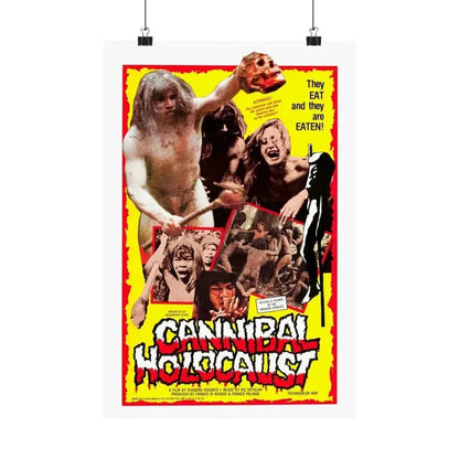 CANNIBAL HOLOCAUST (3) 1980 - Paper Movie Poster 12″ x 18″ Matte - The Sticker Space