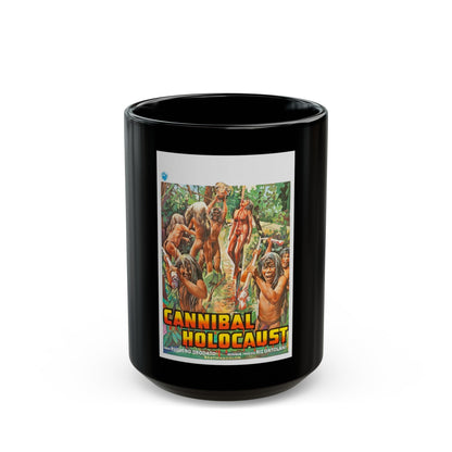 CANNIBAL HOLOCAUST (Belgian) 1980 Movie Poster - Black Coffee Mug-15oz-The Sticker Space