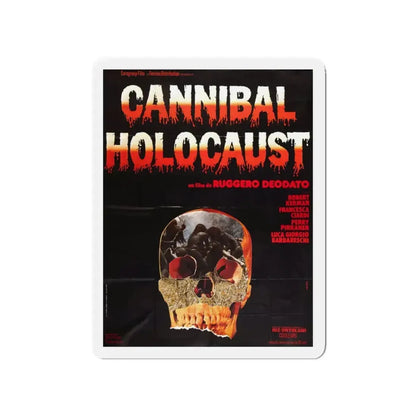 CANNIBAL HOLOCAUST (FRENCH) 1980 Movie Poster - Refrigerator Magnet 4 Inch - The Sticker Space