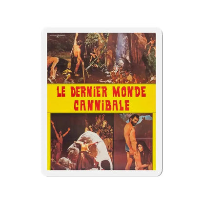CANNIBAL HOLOCAUST (FRENCH) 2 1980 Movie Poster - Refrigerator Magnet - The Sticker Space