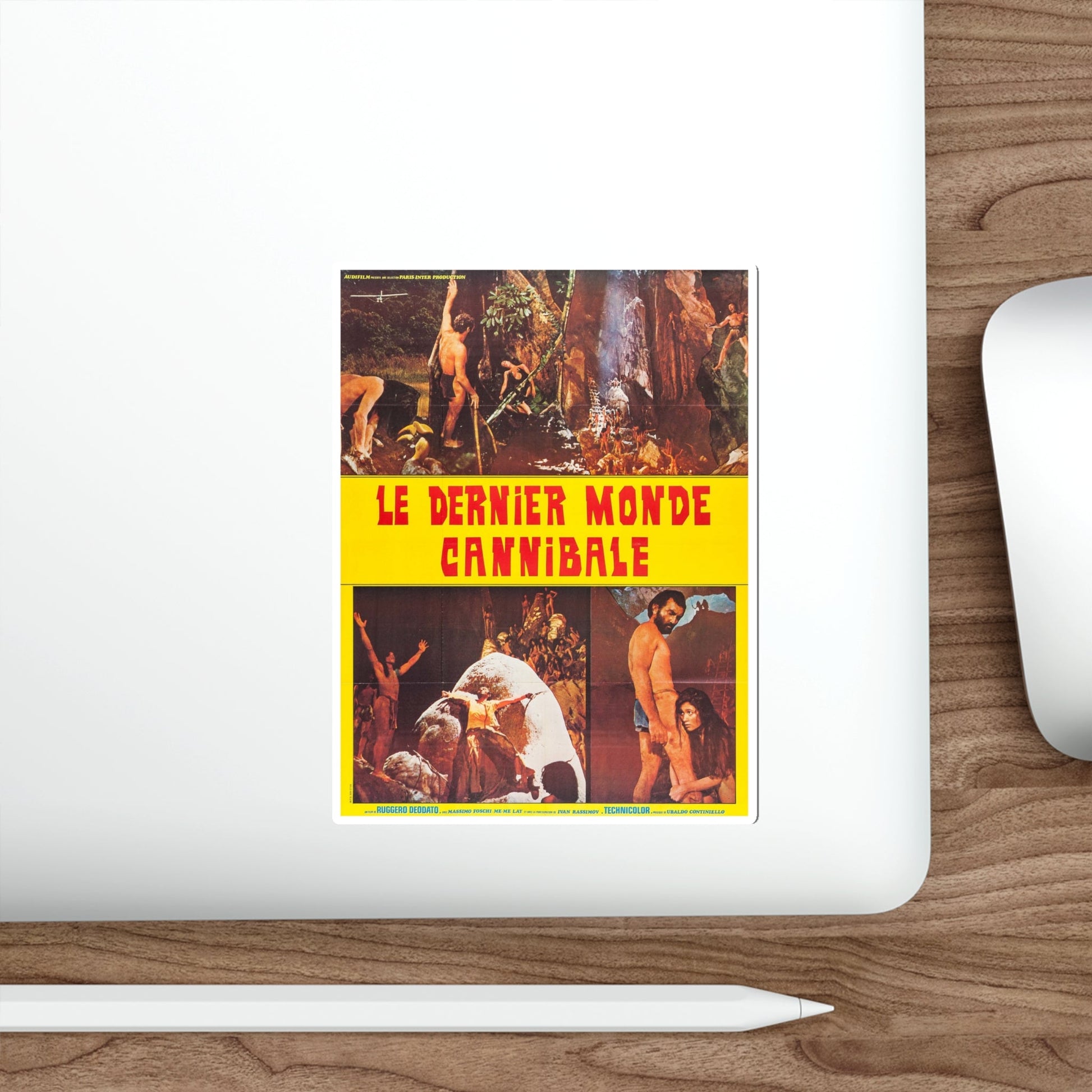 CANNIBAL HOLOCAUST (FRENCH) 2 1980 Movie Poster STICKER Vinyl Die-Cut Decal-The Sticker Space