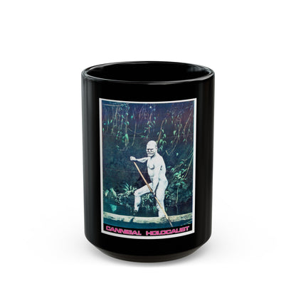 CANNIBAL HOLOCAUST (ITALIAN) 1980 Movie Poster - Black Coffee Mug-15oz-The Sticker Space