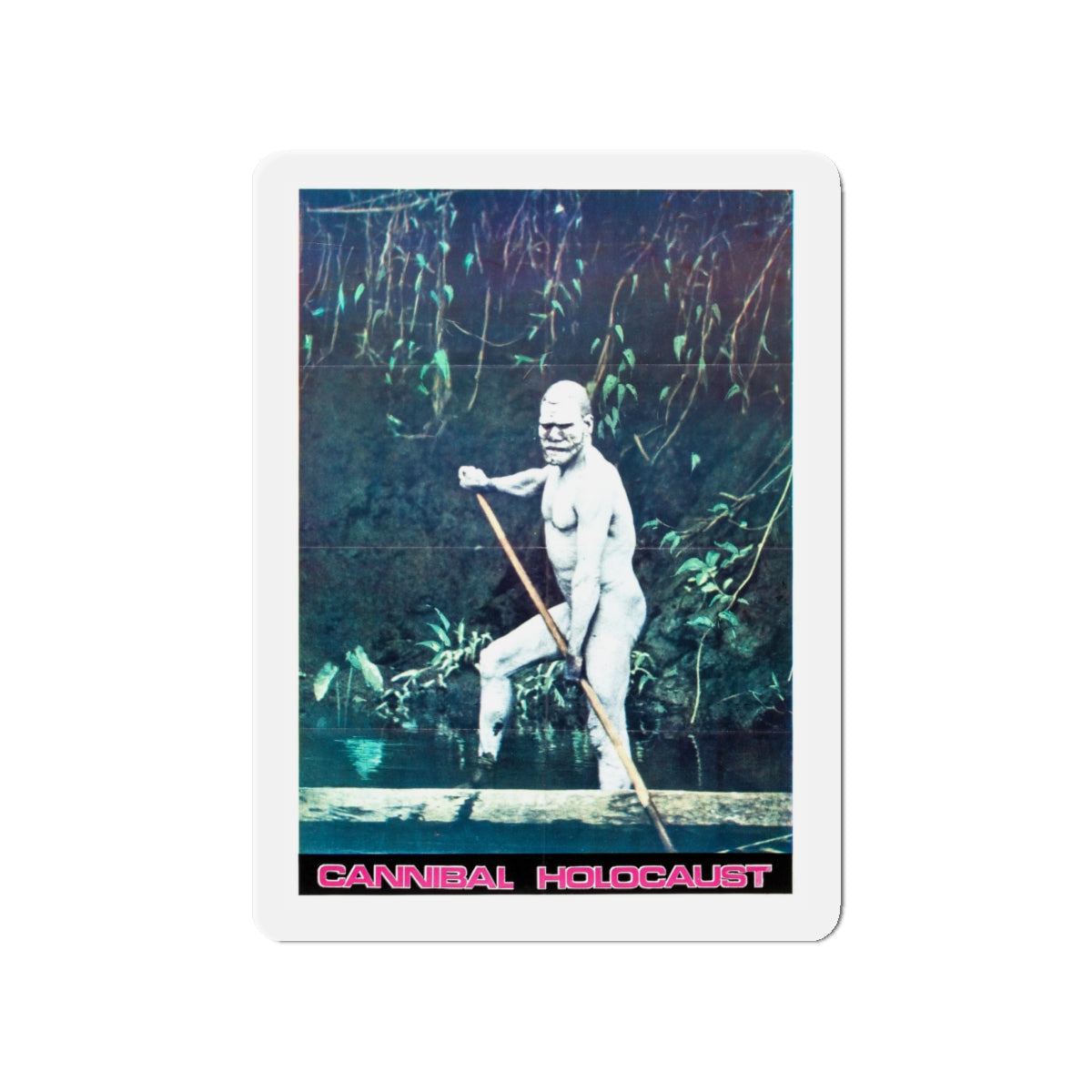 CANNIBAL HOLOCAUST (ITALIAN) 1980 Movie Poster - Die-Cut Magnet-4" x 4"-The Sticker Space