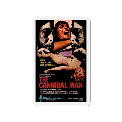 CANNIBAL MAN 1972 Movie Poster - Refrigerator Magnet - The Sticker Space