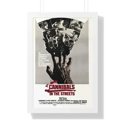 CANNIBALS IN THE STREETS 1980 - Framed Movie Poster - The Sticker Space