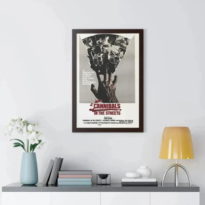 CANNIBALS IN THE STREETS 1980 - Framed Movie Poster - The Sticker Space