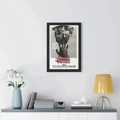 CANNIBALS IN THE STREETS 1980 - Framed Movie Poster - The Sticker Space