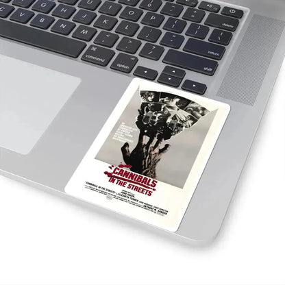 CANNIBALS IN THE STREETS 1980 Movie Poster - STICKER Vinyl Kiss-Cut Decal - The Sticker Space
