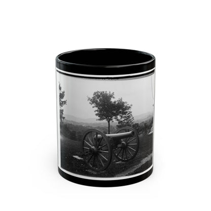 Cannon At Chickamauga And Chattanooga National Military Park (U.S. Civil War) Black Coffee Mug