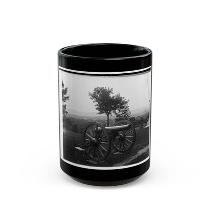 Cannon At Chickamauga And Chattanooga National Military Park (U.S. Civil War) Black Coffee Mug