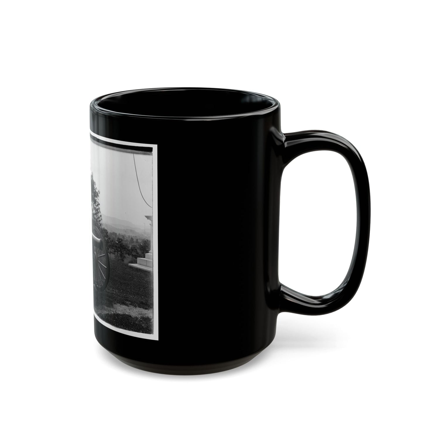 Cannon At Chickamauga And Chattanooga National Military Park (U.S. Civil War) Black Coffee Mug