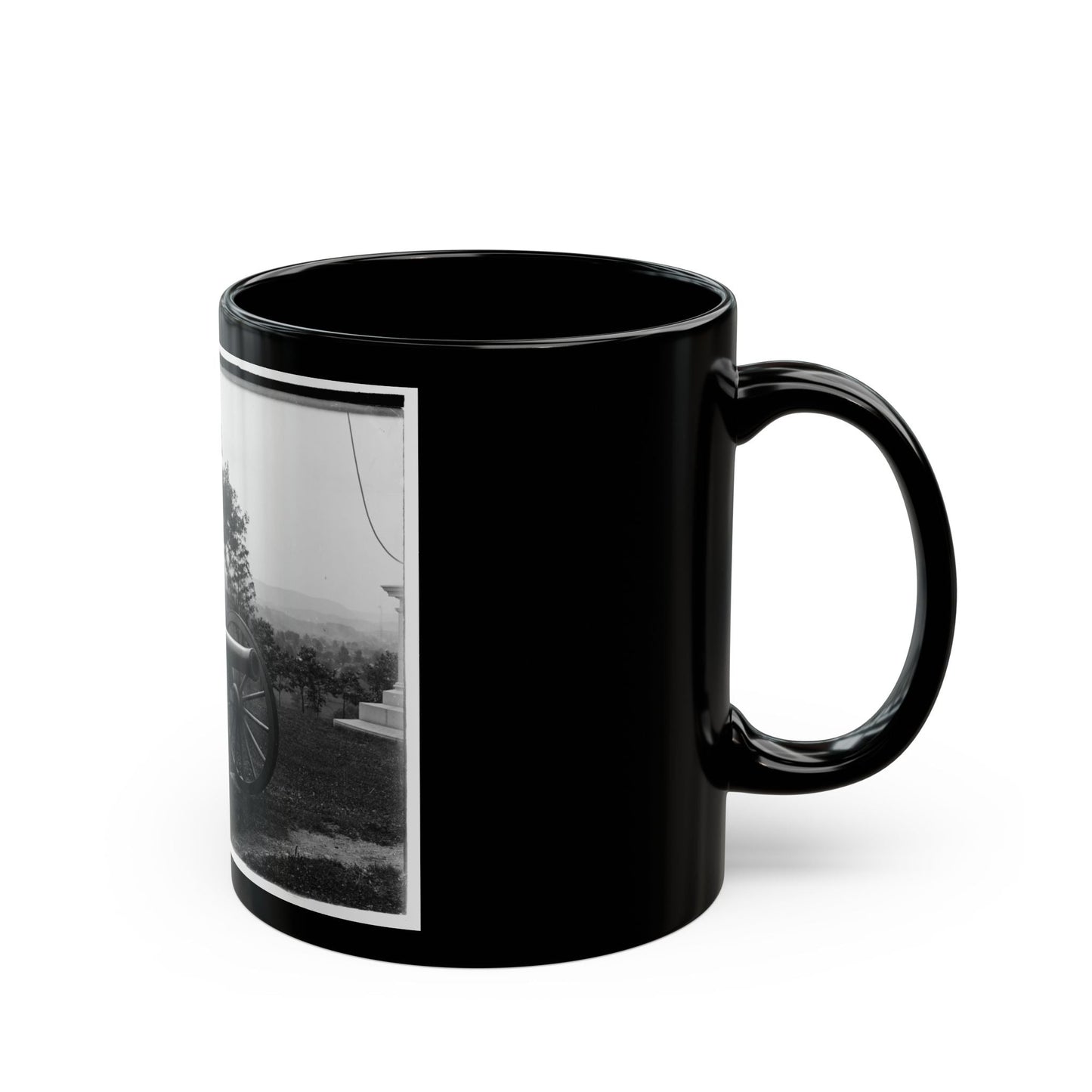 Cannon At Chickamauga And Chattanooga National Military Park (U.S. Civil War) Black Coffee Mug