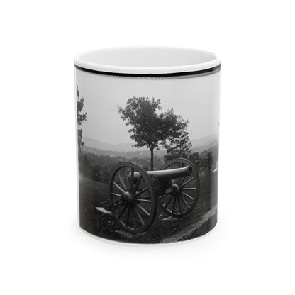 Cannon At Chickamauga And Chattanooga National Military Park (U.S. Civil War) White Coffee Mug