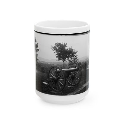 Cannon At Chickamauga And Chattanooga National Military Park (U.S. Civil War) White Coffee Mug