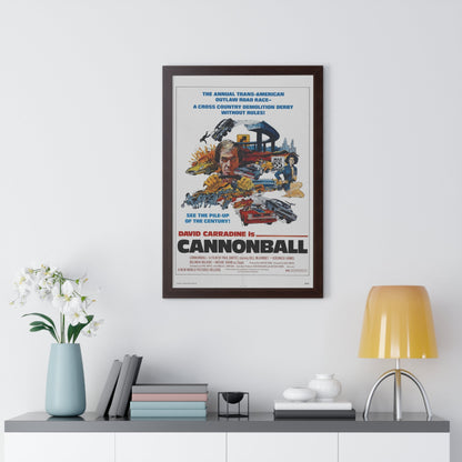 CANNONBALL 1976 - Framed Movie Poster-The Sticker Space