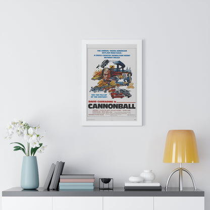 CANNONBALL 1976 - Framed Movie Poster-The Sticker Space