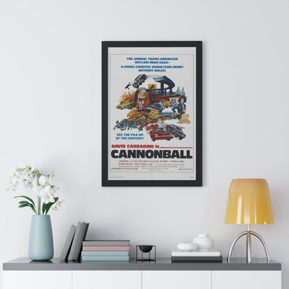 CANNONBALL 1976 - Framed Movie Poster-The Sticker Space