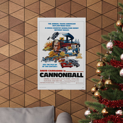 CANNONBALL 1976 - Paper Movie Poster-The Sticker Space