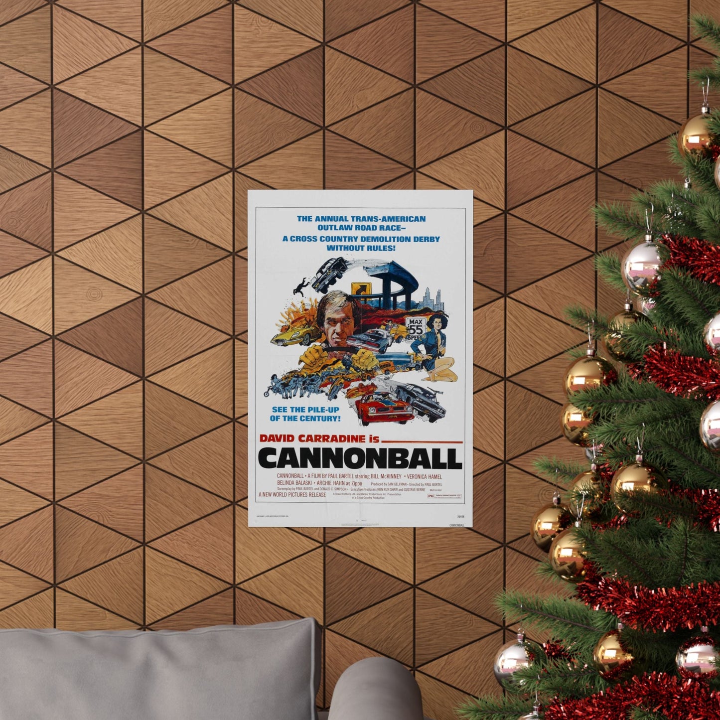 CANNONBALL 1976 - Paper Movie Poster-The Sticker Space