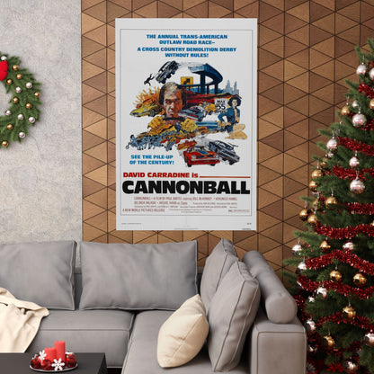 CANNONBALL 1976 - Paper Movie Poster-The Sticker Space