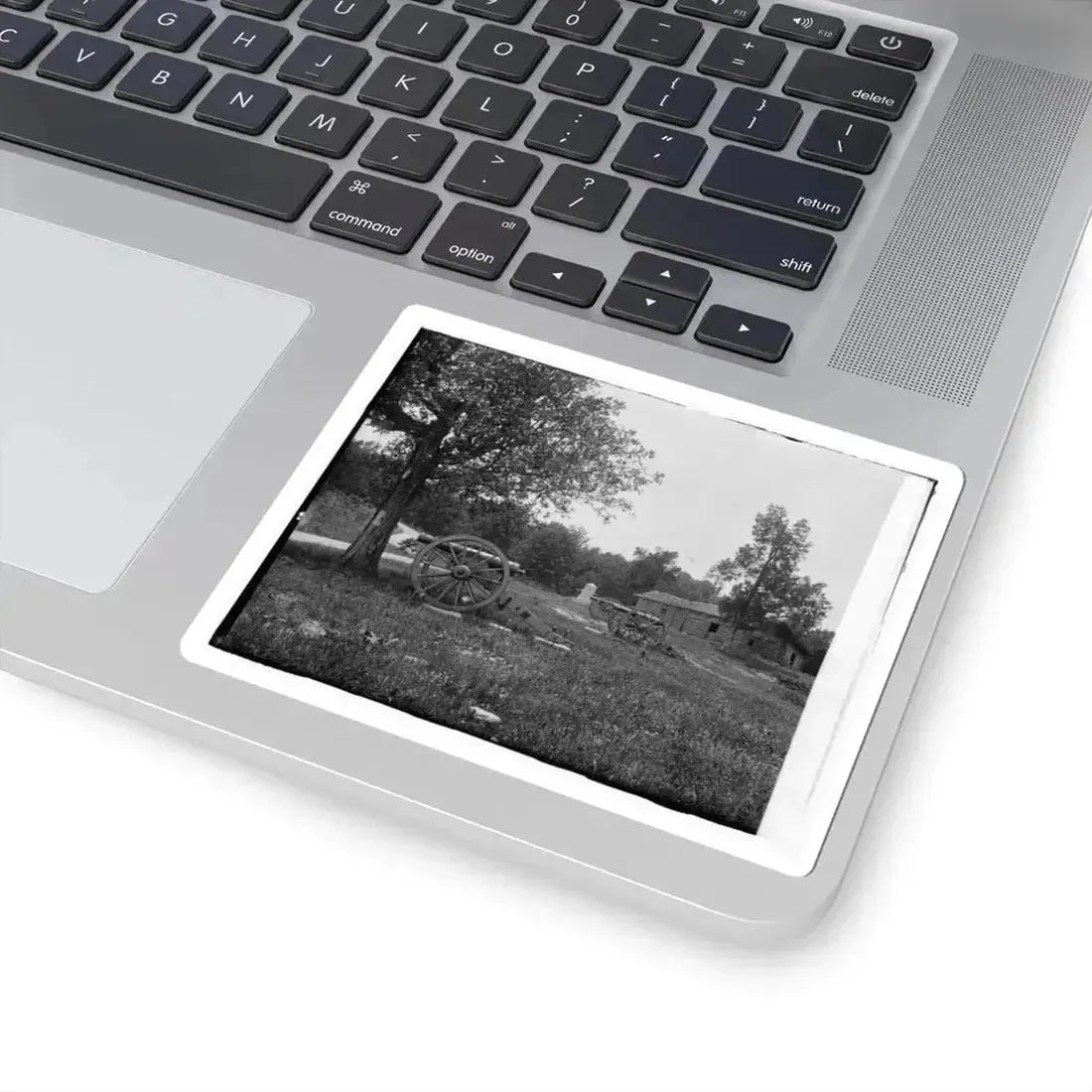 Cannons, Monument, and Cabin at Chickamauga and Chattanooga National Military Park (U.S. Civil War) STICKER Vinyl Kiss-Cut Decal - The Sticker Space