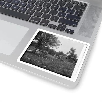 Cannons, Monument, and Cabin at Chickamauga and Chattanooga National Military Park (U.S. Civil War) STICKER Vinyl Kiss-Cut Decal - The Sticker Space